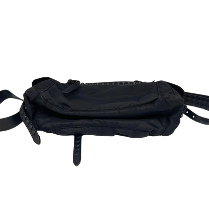Prada New Vela Umhängetasche Nero all black / sehr gut Prada