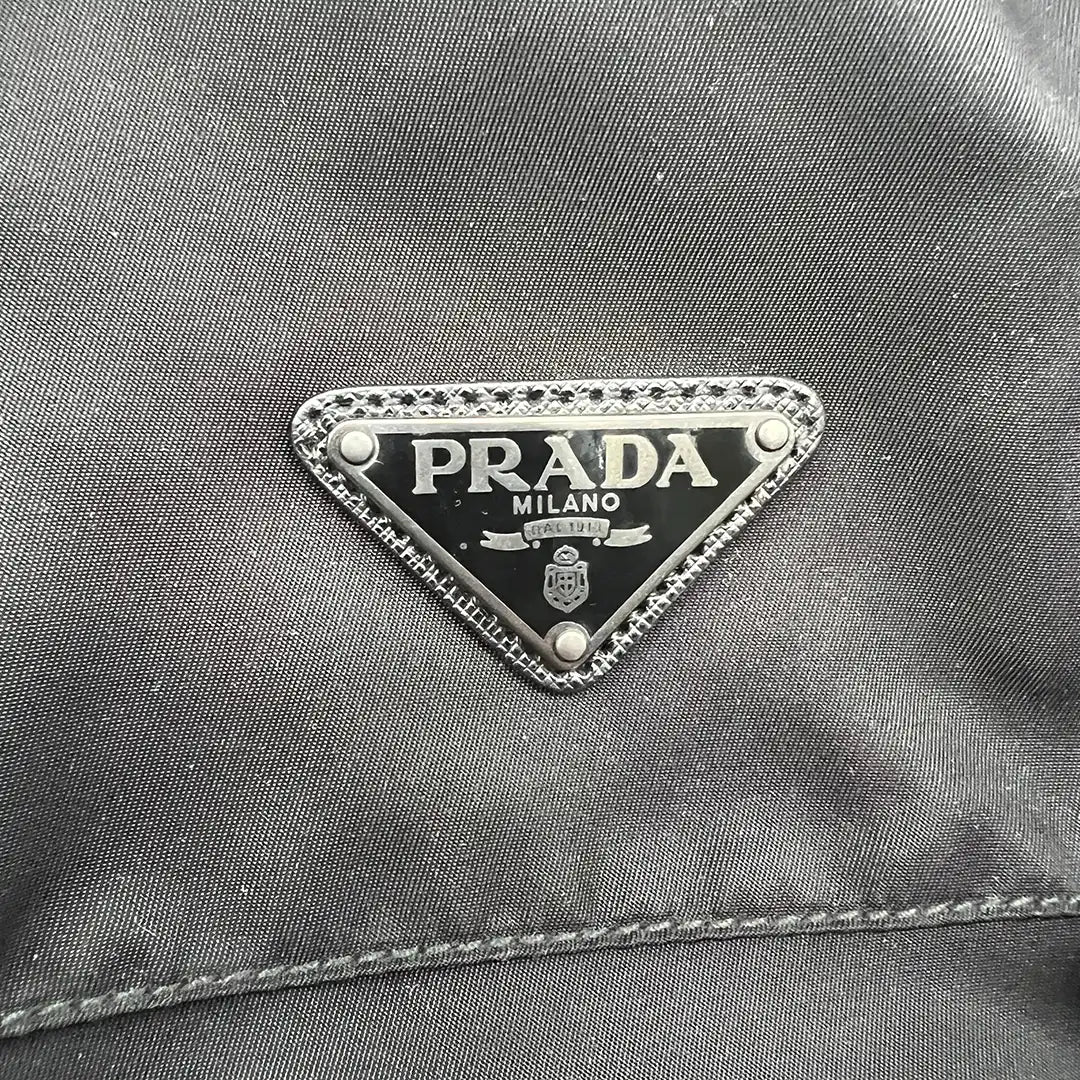 Prada New Vela Umhängetasche Nero all black / sehr gut Prada