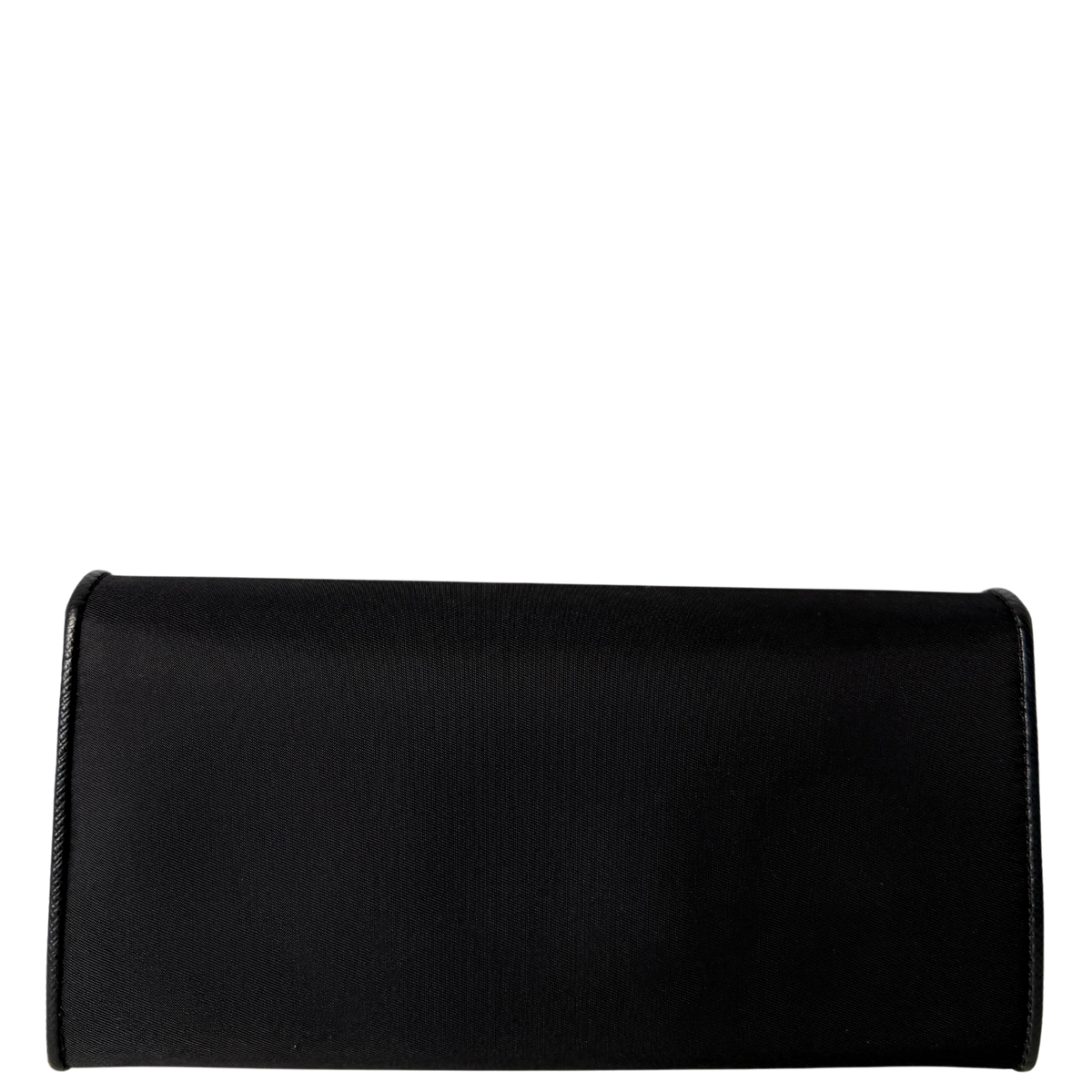 Prada Geldbörse aus Nylon und Saffiano-Leder Schwarz Fullset / sehr gut Prada