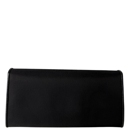Prada Geldbörse aus Nylon und Saffiano-Leder Schwarz Fullset / sehr gut Prada