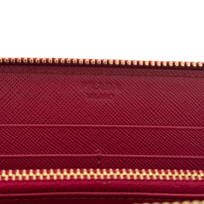Prada Zippy Geldbörse aus Saffiano Leder Pink / sehr gut Prada