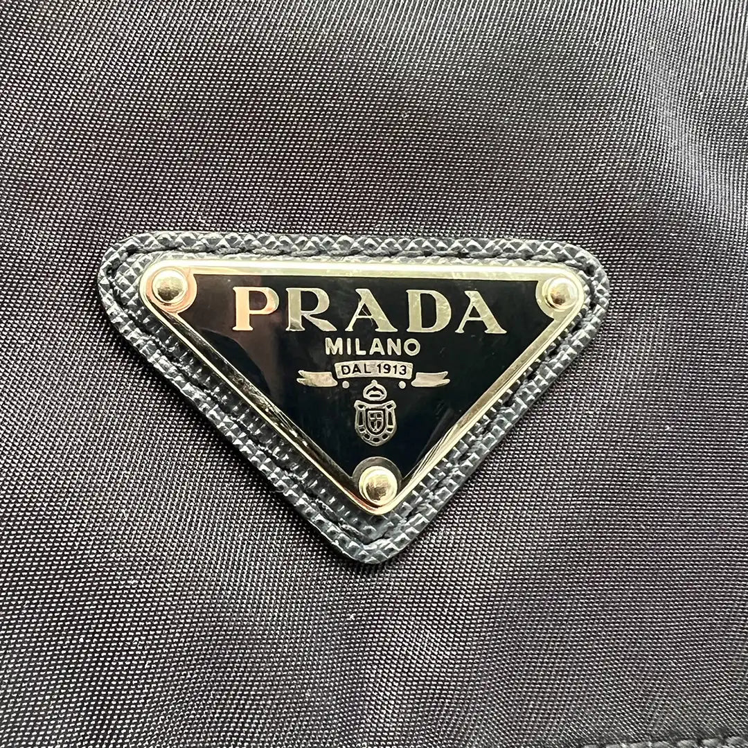 Prada Nylon Messenger Bag Schultertasche navy / neuwertig Prada