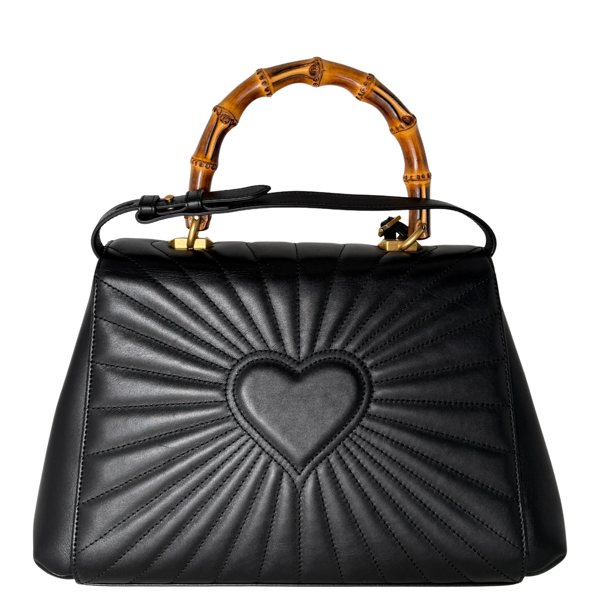 Gucci Queen Margaret Top Handle Tasche Schwarz / sehr gut Gucci