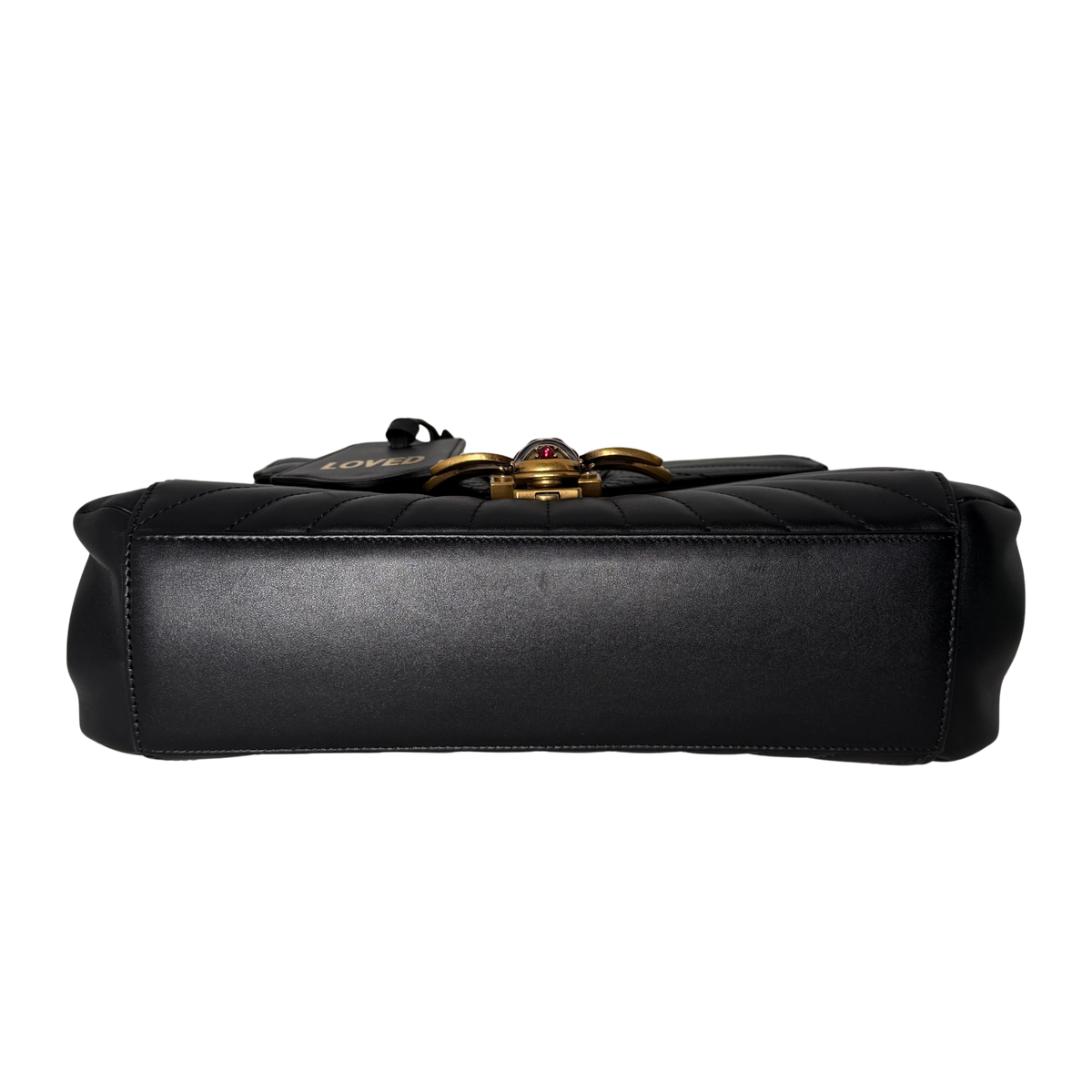 Gucci Queen Margaret Top Handle Tasche Schwarz / sehr gut Gucci
