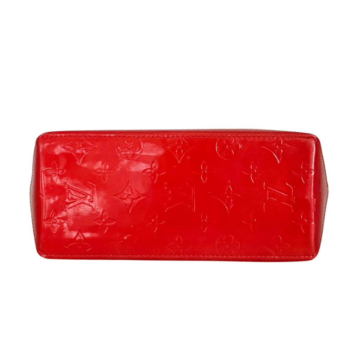 Louis Vuitton Reade PM Handtasche Monogram Vernis Rot / sehr gut Louis Vuitton