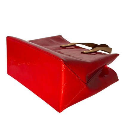 Louis Vuitton Reade PM Handtasche Monogram Vernis Rot / gut Louis Vuitton