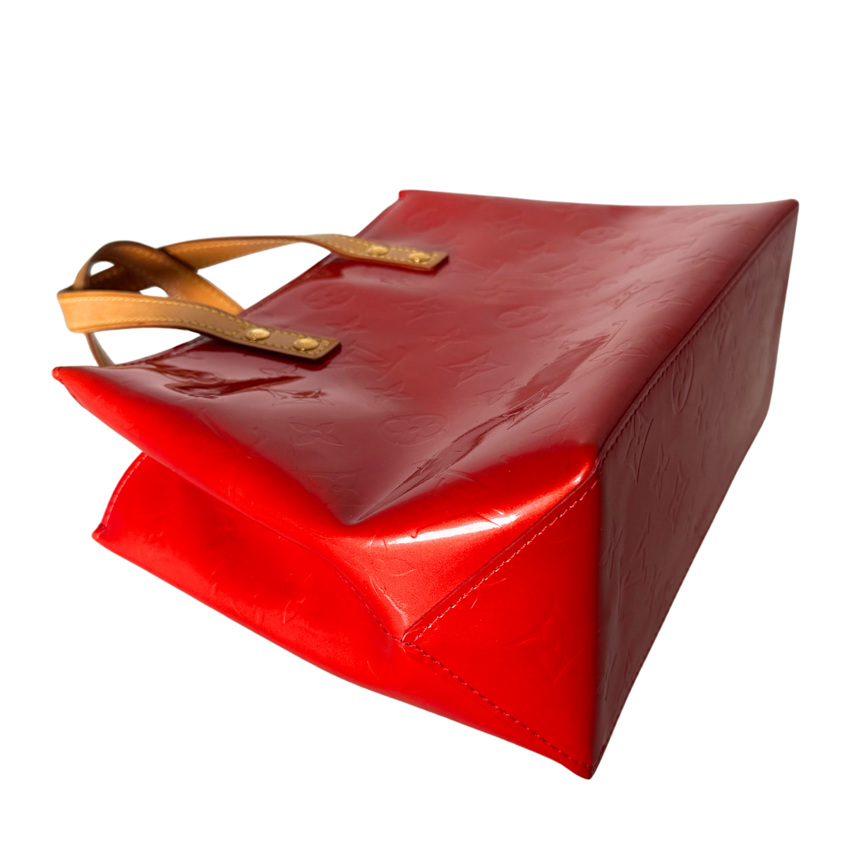 Louis Vuitton Reade PM Handtasche Monogram Vernis Rot / gut Louis Vuitton