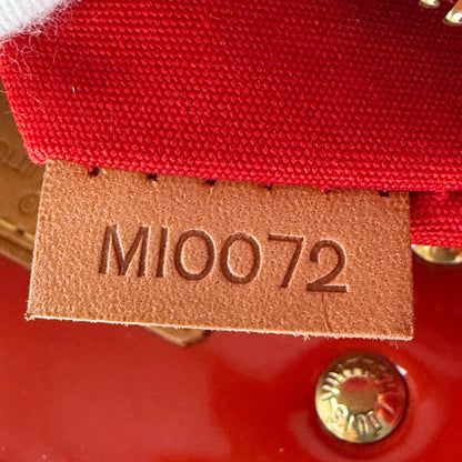 Louis Vuitton Reade PM Handtasche Monogram Vernis Rot / sehr gut Louis Vuitton