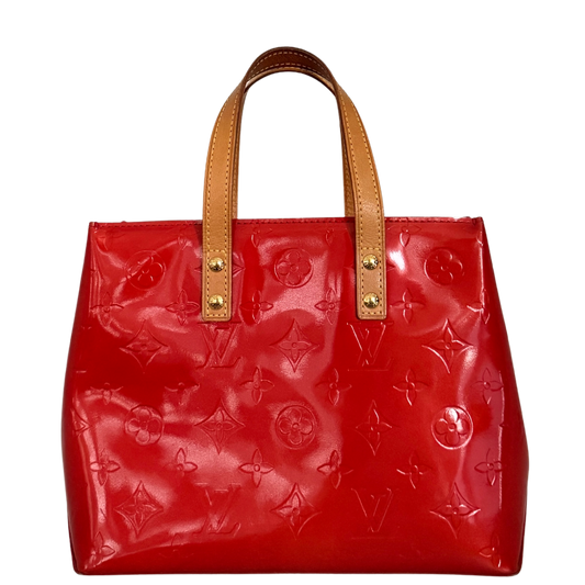 Louis Vuitton Reade PM Handtasche Monogram Vernis Rot / sehr gut Louis Vuitton