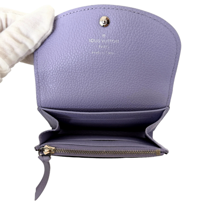 Louis Vuitton Rosalie Coin Geldbörse Monogram Empreinte M82394 Flieder / sehr gut Louis Vuitton