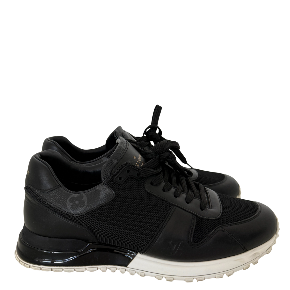Louis Vuitton Run Away Sneaker Größe 38,5 Schwarz Fullset / sehr gut Louis Vuitton