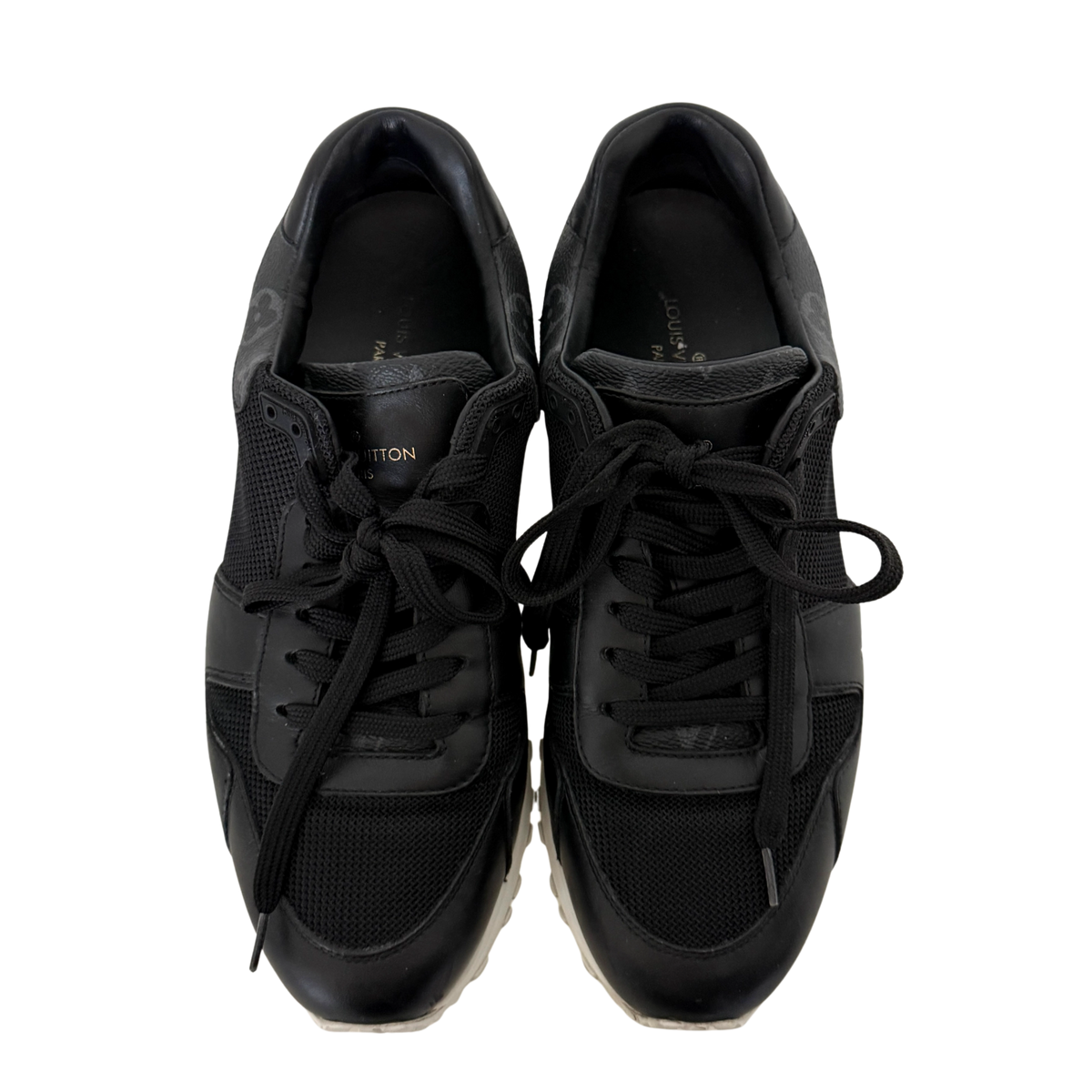 Louis Vuitton Run Away Sneaker Größe 38,5 Schwarz Fullset / sehr gut Louis Vuitton