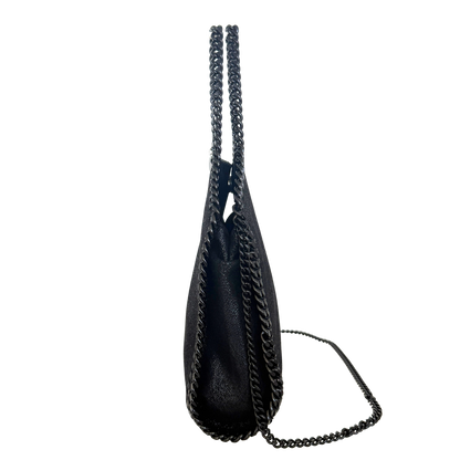 Stella McCartney Mini Tote Bag Falabella Metallic-Schwarz / neuwertig Stella McCartney