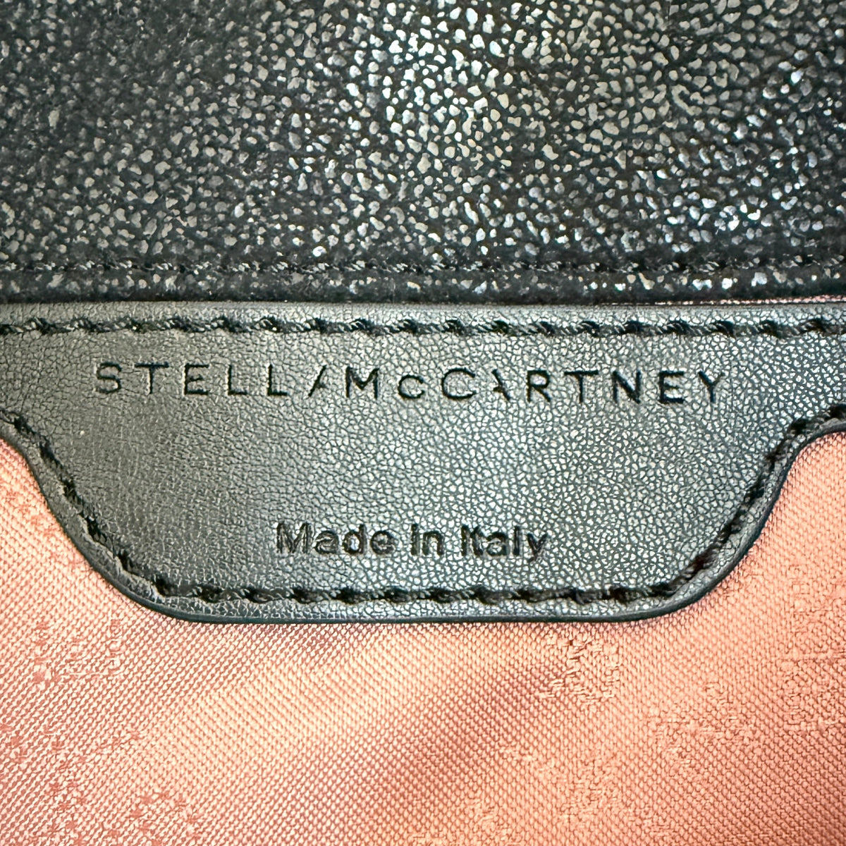 Stella McCartney Mini Tote Bag Falabella Metallic-Schwarz / neuwertig Stella McCartney