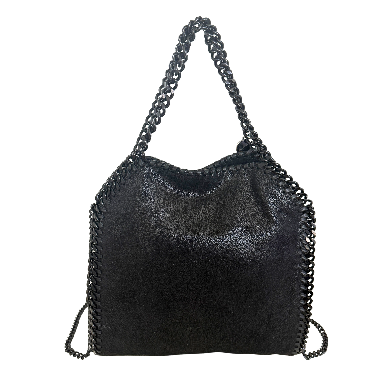 Stella McCartney Mini Tote Bag Falabella Metallic-Schwarz / neuwertig Stella McCartney