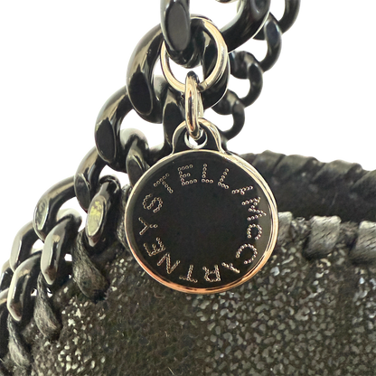 Stella McCartney Mini Tote Bag Falabella Metallic-Schwarz / neuwertig Stella McCartney