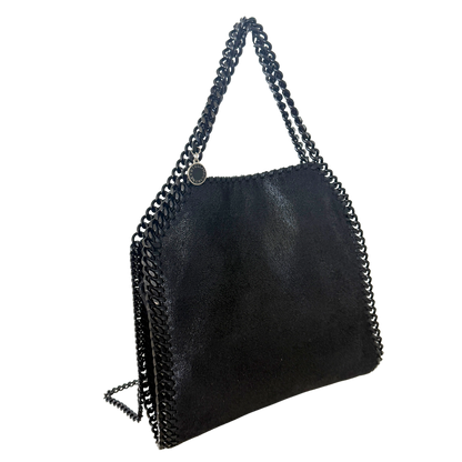 Stella McCartney Mini Tote Bag Falabella Metallic-Schwarz / neuwertig Stella McCartney