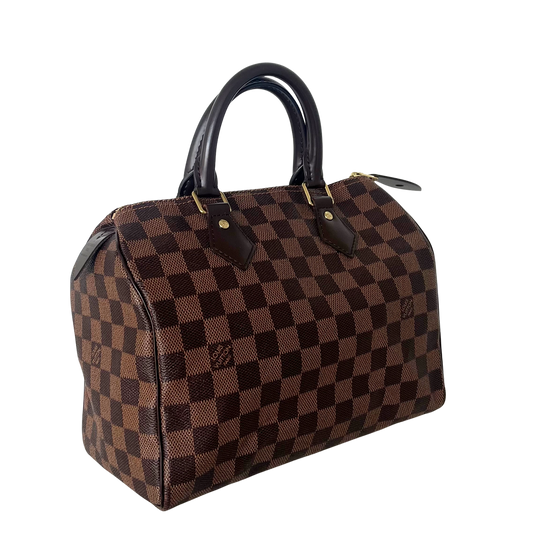 Louis Vuitton Speedy 25 Damier Ebene N41365 Fullset Braun / neuwertig Louis Vuitton