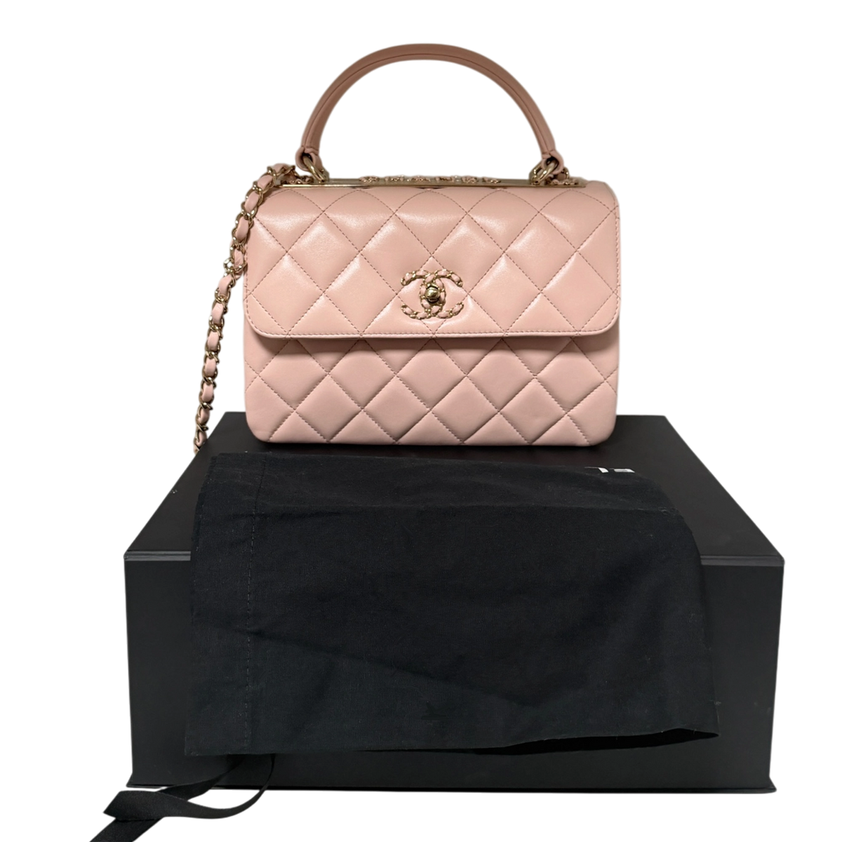 Chanel Trendy Chain CC Flap Dual Handle  Light Pink Fullset / neuwertig Chanel