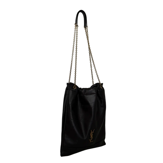 Saint Laurent Jamie Pochon aus Lammleder Schwarz / sehr gut Saint Laurent