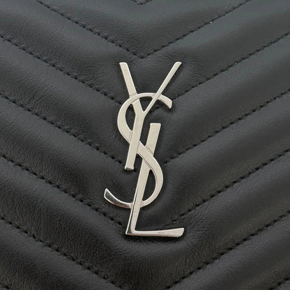 Saint Laurent Cassandre Matelassé Dokumentenhalter aus gestepptem Leder Schwarz / sehr gut Saint Laurent