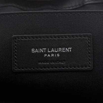 Saint Laurent Cassandre Matelassé Dokumentenhalter aus gestepptem Leder Schwarz / sehr gut Saint Laurent