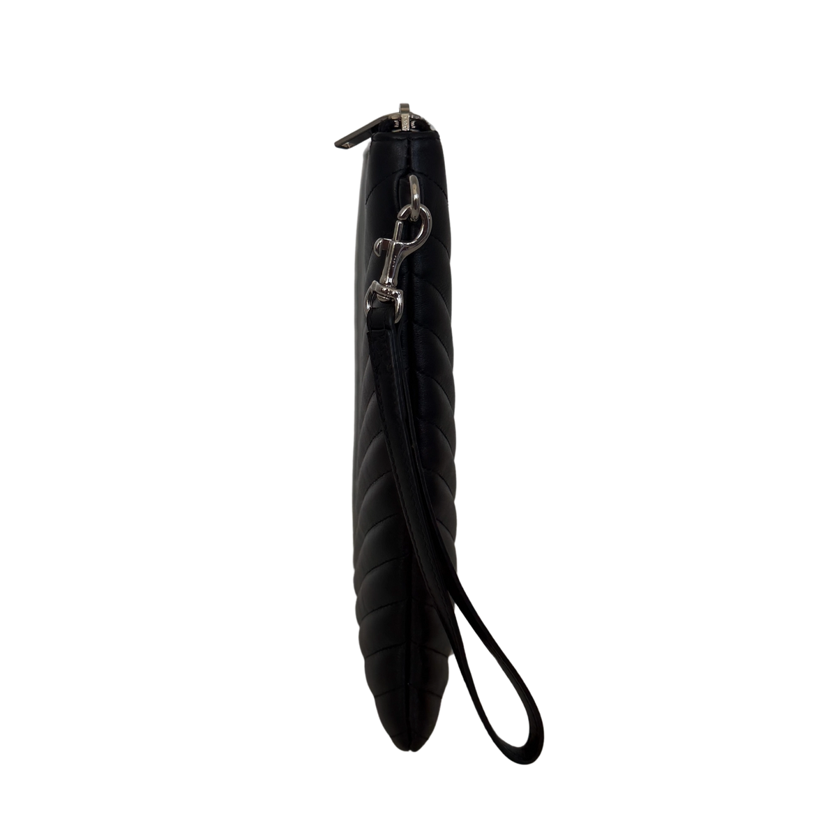 Saint Laurent Cassandre Matelassé Dokumentenhalter aus gestepptem Leder Schwarz / sehr gut Saint Laurent