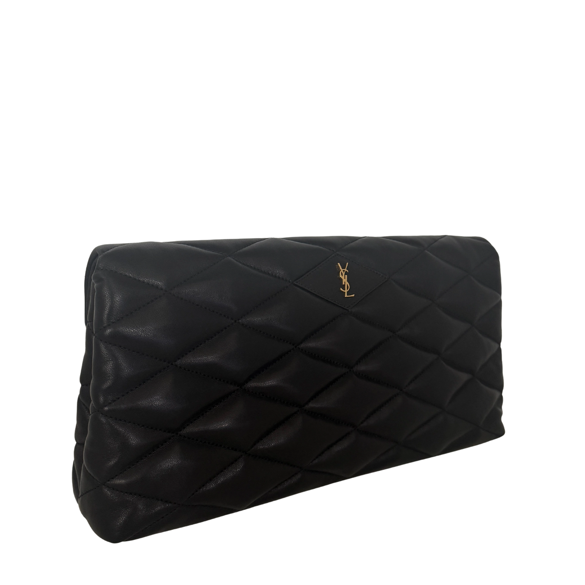 Saint Laurent Sade Puffer Clutch Tasche groß / sehr gut Saint Laurent