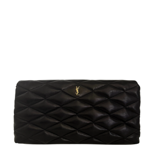 Saint Laurent Sade Puffer Clutch Tasche groß