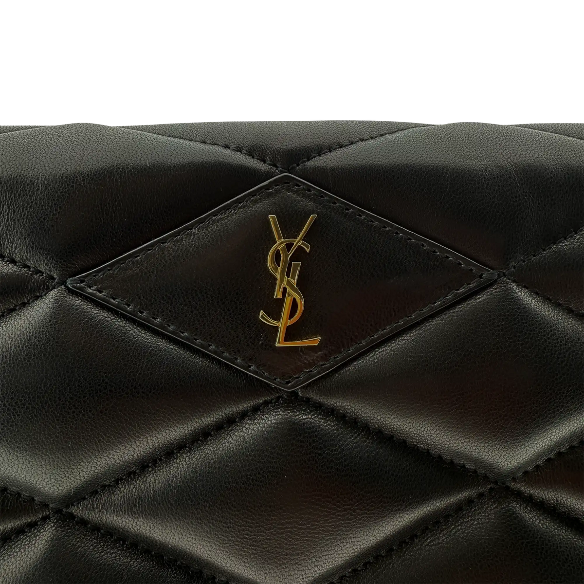 Saint Laurent Sade Puffer Clutch Tasche groß / sehr gut Saint Laurent