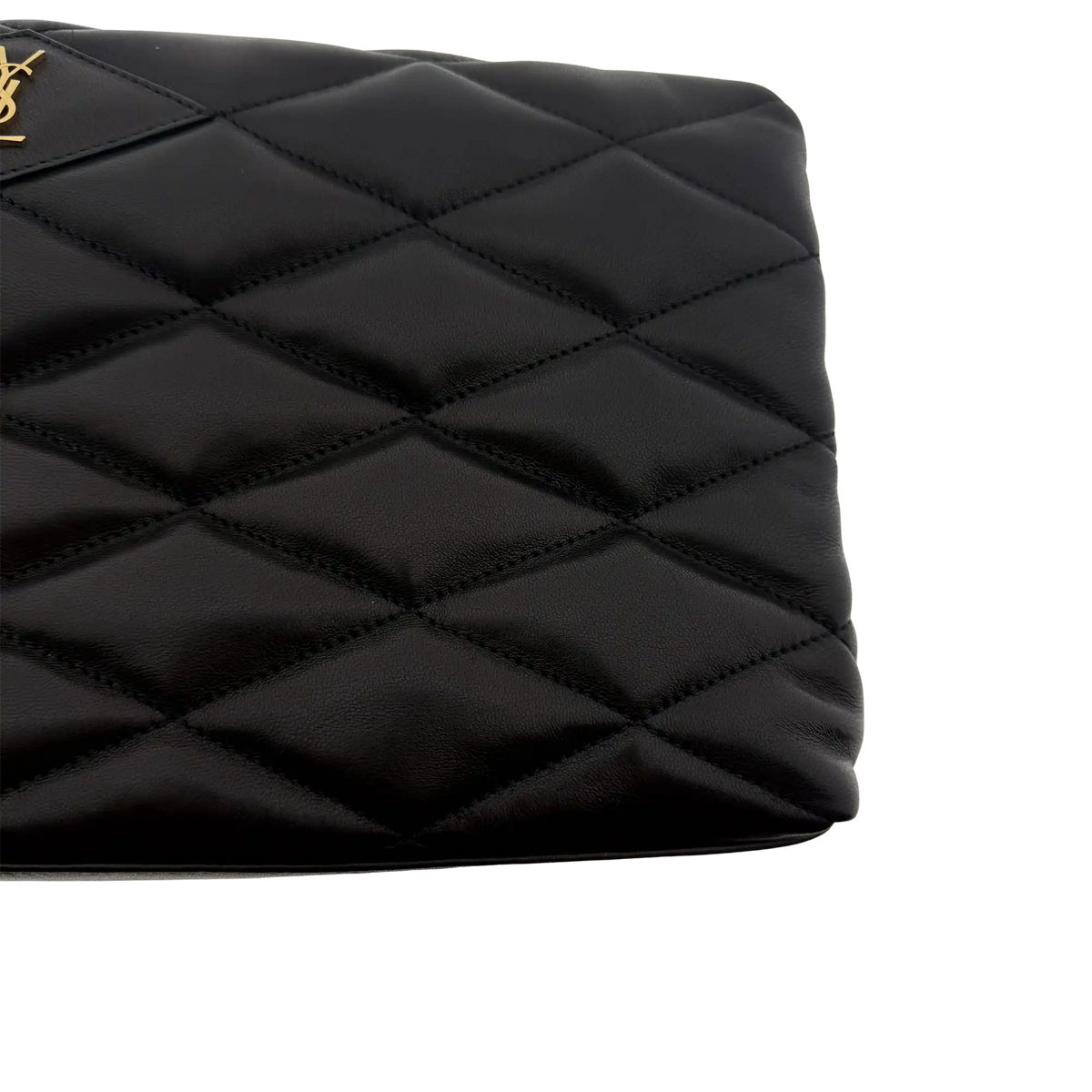 Saint Laurent Sade Puffer Clutch Tasche groß / sehr gut Saint Laurent