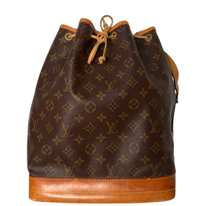 Louis Vuitton Grand Sac Noé Monogram Canvas Brown / good