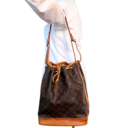 Louis Vuitton Grand Sac Noé Monogram Canvas Braun / gut Louis Vuitton