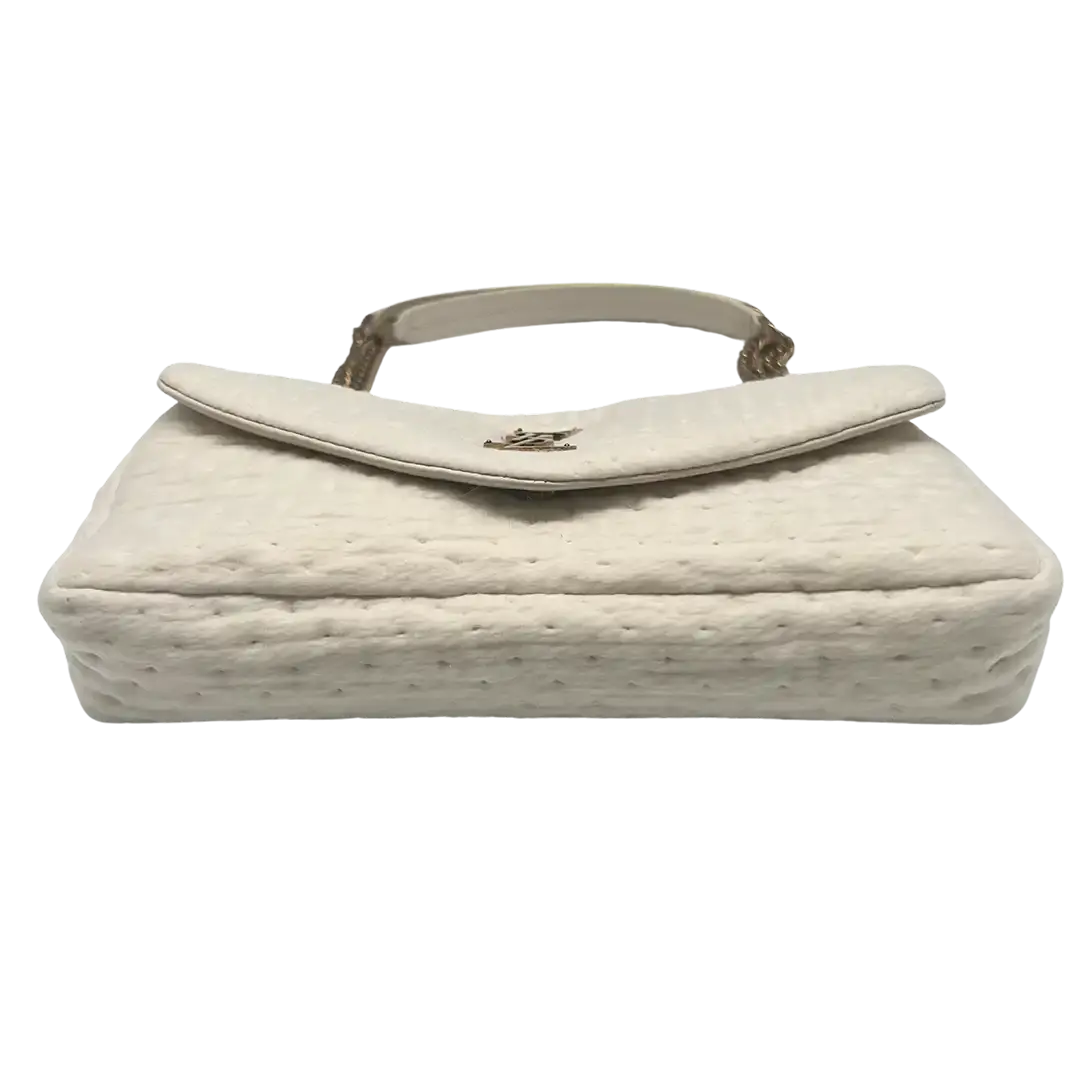 Saint Laurent CALYPSO Tasche aus gestepptem Organza und Lammleder / ungetragen Saint Laurent