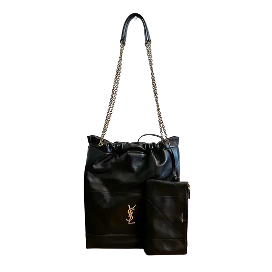 Saint Laurent Jamie Pochon Lammleder schwarz / neuwertig Saint Laurent