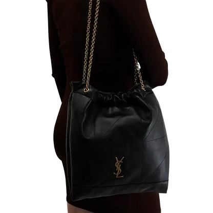 Saint Laurent Jamie Pochon Lammleder schwarz / neuwertig Saint Laurent