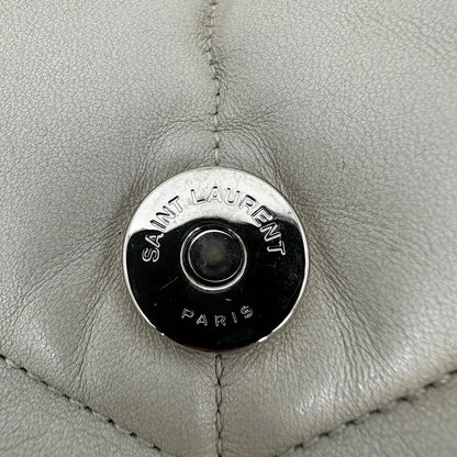 Saint Laurent LouLou Puffer Medium Handtasche Ivory Lammleder / sehr gut Saint Laurent