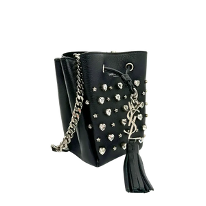 Saint Laurent Mini Bucket Bag Crystal Limited en Zeldzaam