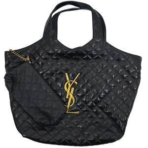 Saint Laurent YSL Icare Maxi Shopper Lamsleer
