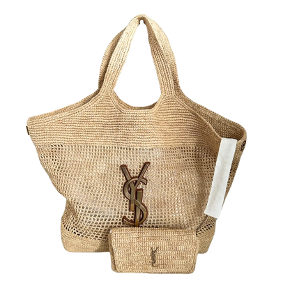Saint Laurent YSL Icare Maxi Shopper Raffia 2024 / ungetragen Saint Laurent