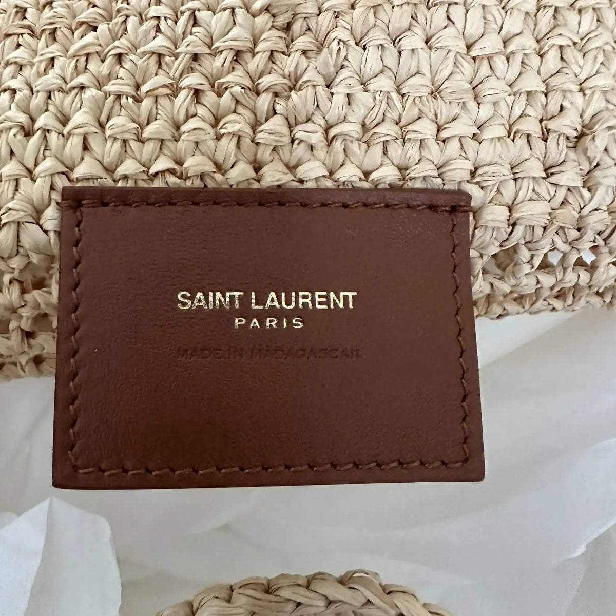 Saint Laurent YSL Icare Maxi Shopper Raffia 2024 / ungetragen Saint Laurent