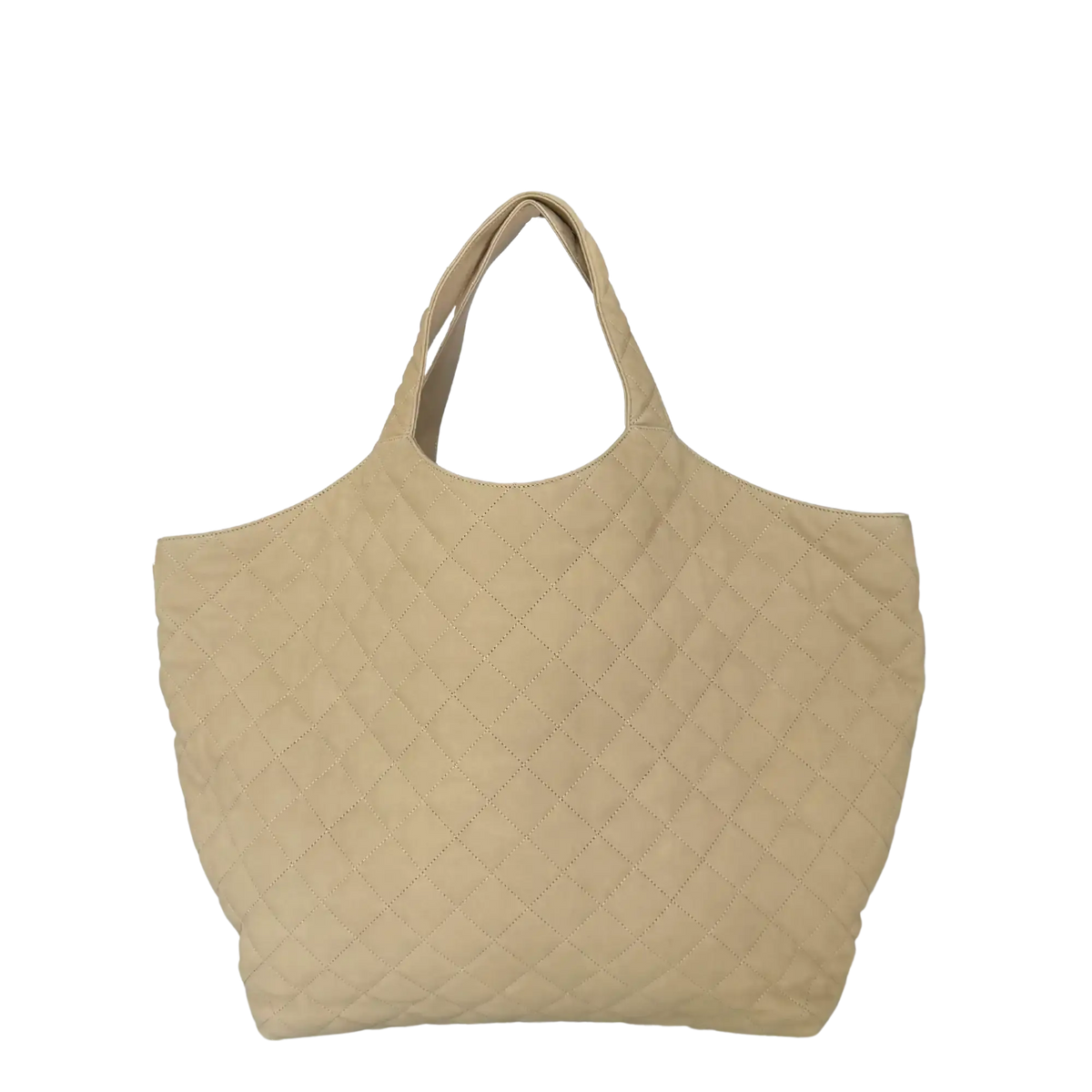 Saint Laurent YSL Icare Maxi Shopper gestepptes Nubukleder beige / neuwertig Saint Laurent
