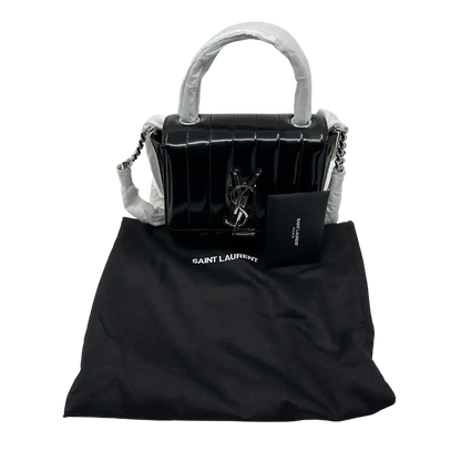 Saint Laurent YSL Vicky Small Lackleder / ungetragen Saint Laurent