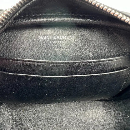 Saint Laurent Love Blogger Camera Bag Leder schwarz / gut Saint Laurent