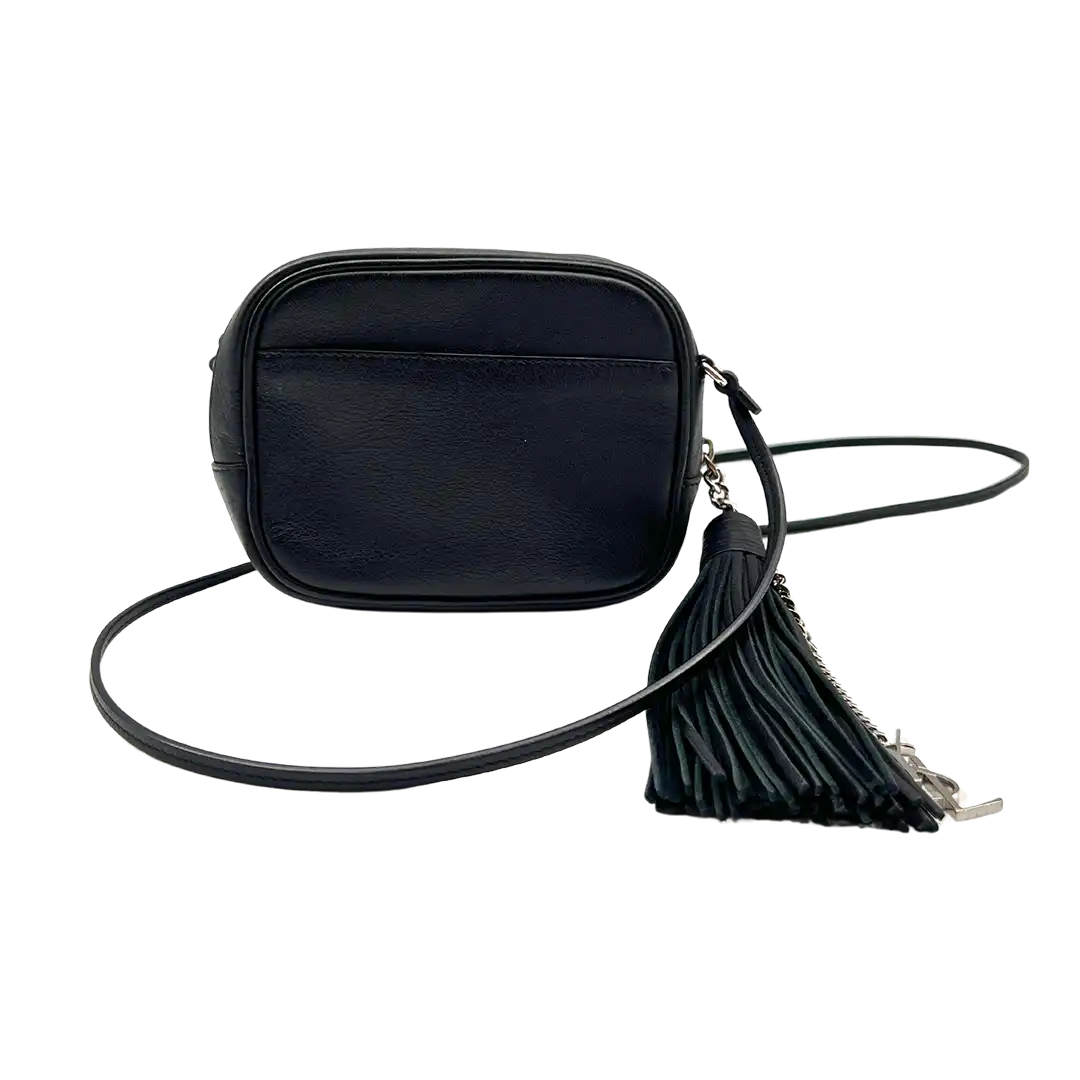Saint Laurent Love Blogger Camera Bag Leder schwarz / gut Saint Laurent