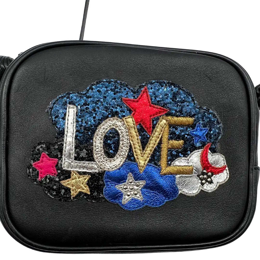 Saint Laurent Love Blogger Camera Bag Leder schwarz / gut Saint Laurent
