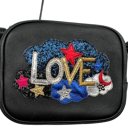 Saint Laurent Love Blogger Camera Bag Leder schwarz / gut Saint Laurent