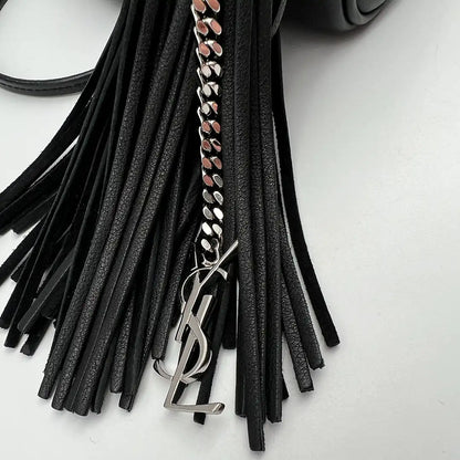 Saint Laurent Love Blogger Camera Bag Leder schwarz / gut Saint Laurent