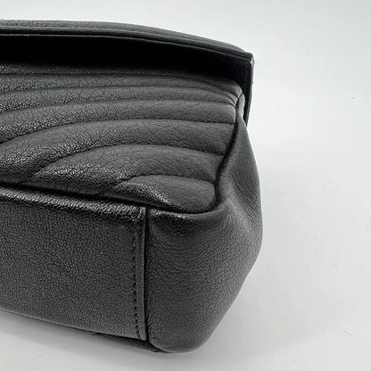 Saint Laurent YSL College Medium Handtasche schwarz Lammleder / sehr gut Saint Laurent