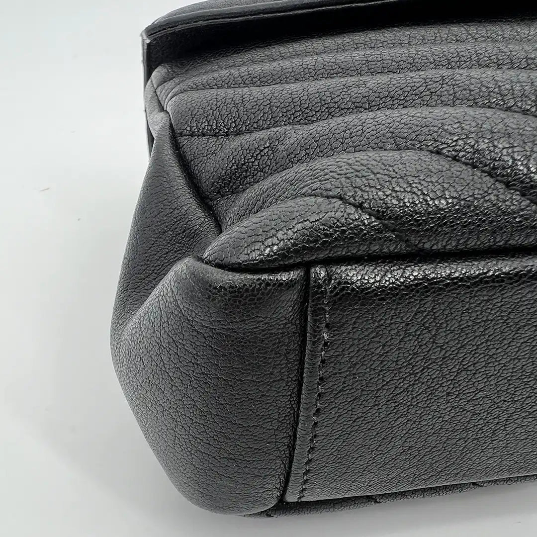 Saint Laurent YSL College Medium Handtasche schwarz Lammleder / sehr gut Saint Laurent